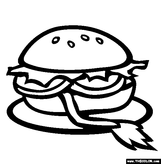 Burger King Coloring Coloring Pages